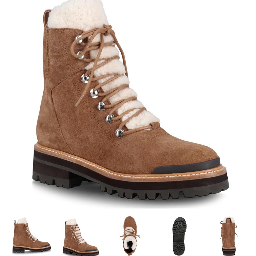 Marc Fisher Brown Suede Winter Boots